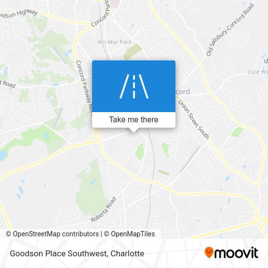 Mapa de Goodson Place Southwest