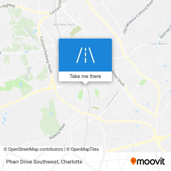 Pharr Drive Southwest map