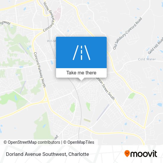 Mapa de Dorland Avenue Southwest