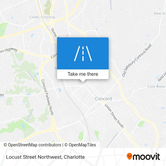Mapa de Locust Street Northwest