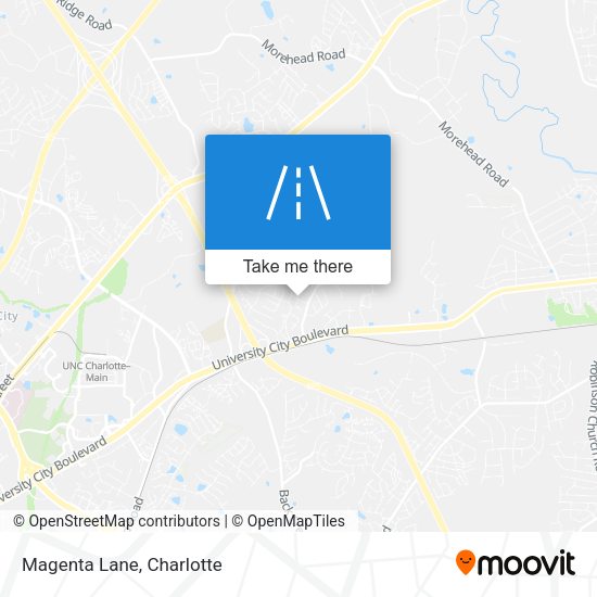Mapa de Magenta Lane