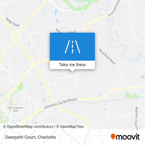 Mapa de Deerpath Court