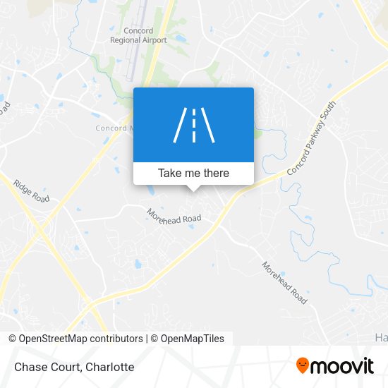 Mapa de Chase Court