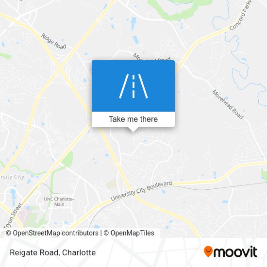 Mapa de Reigate Road