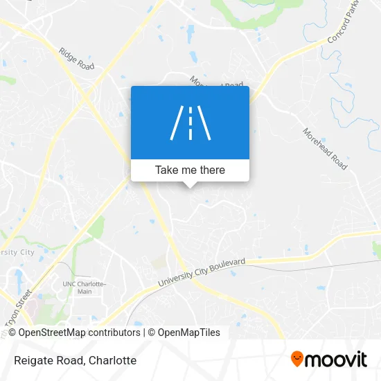 Reigate Road map