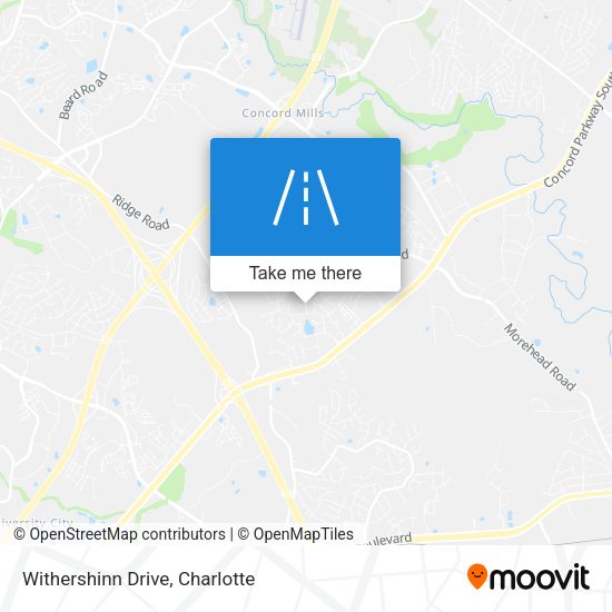 Withershinn Drive map