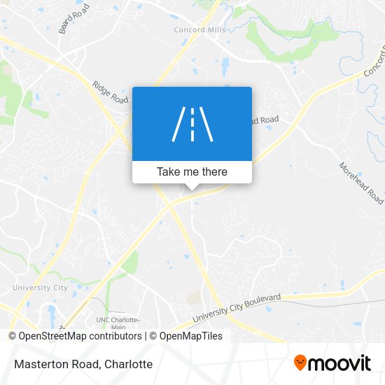 Mapa de Masterton Road