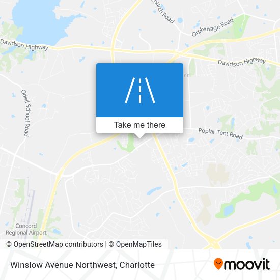 Mapa de Winslow Avenue Northwest