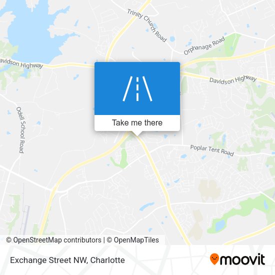 Mapa de Exchange Street NW