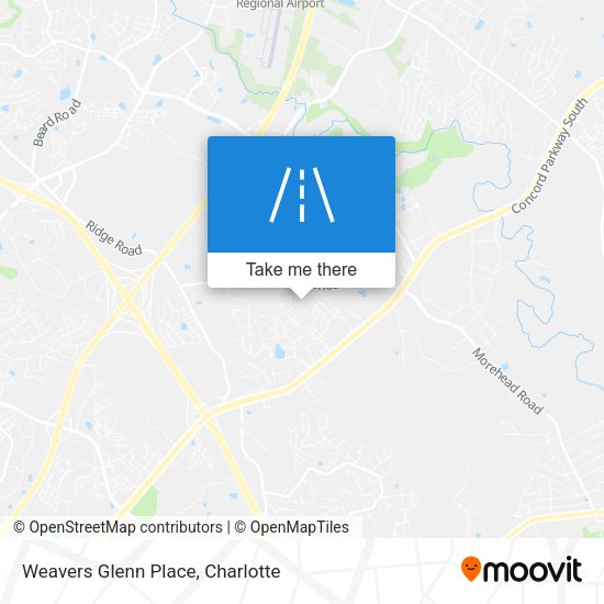 Weavers Glenn Place map