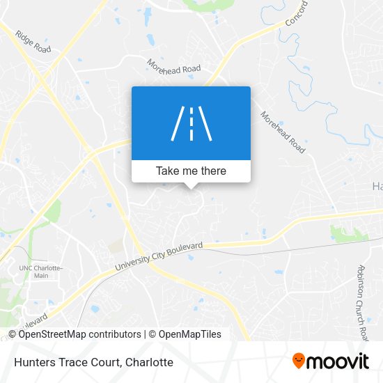 Mapa de Hunters Trace Court