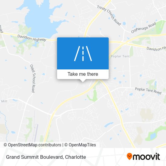 Mapa de Grand Summit Boulevard