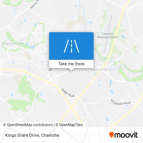 Kings Grant Drive map