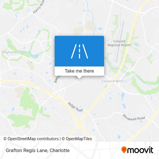 Grafton Regis Lane map