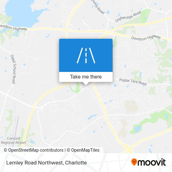 Lemley Road Northwest map