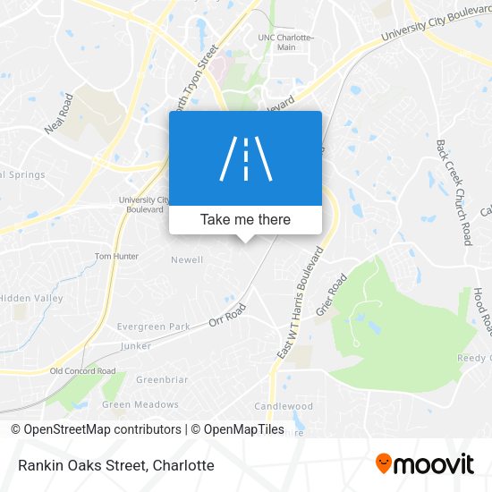Mapa de Rankin Oaks Street