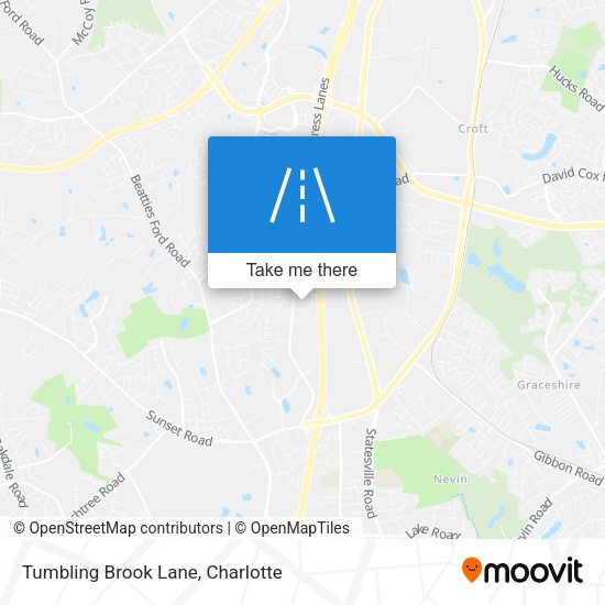 Mapa de Tumbling Brook Lane