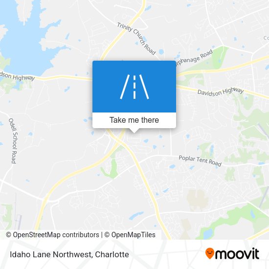Mapa de Idaho Lane Northwest