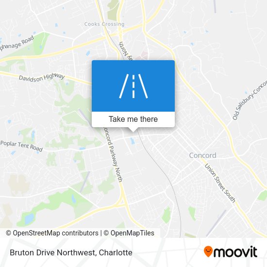 Mapa de Bruton Drive Northwest