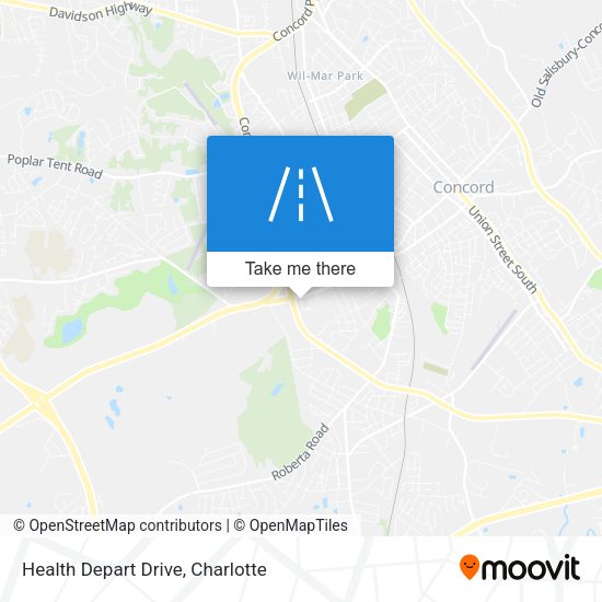 Health Depart Drive map