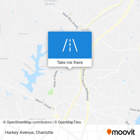 Mapa de Harkey Avenue