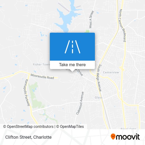 Clifton Street map