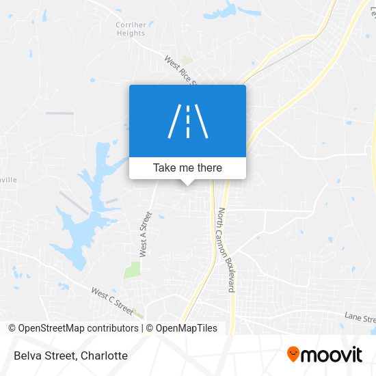 Mapa de Belva Street