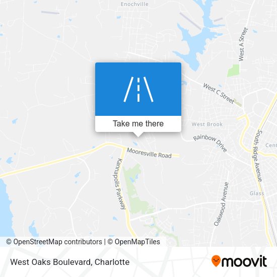 West Oaks Boulevard map