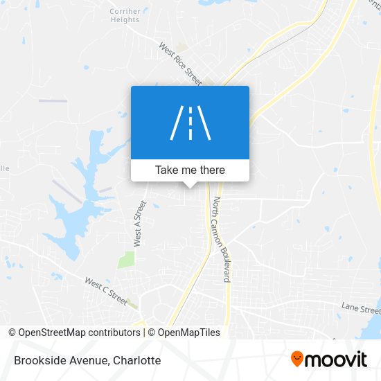 Brookside Avenue map