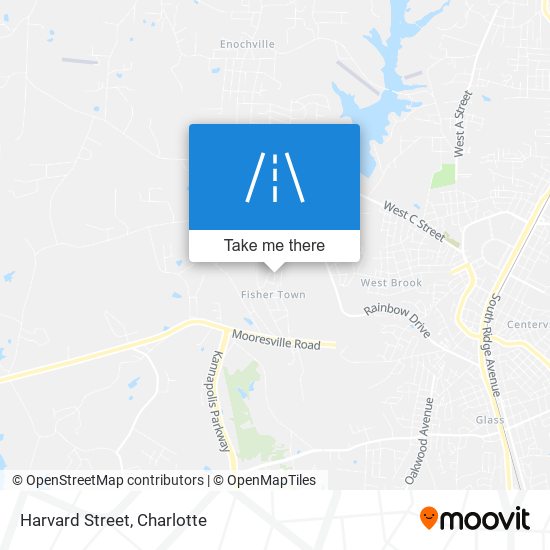 Mapa de Harvard Street