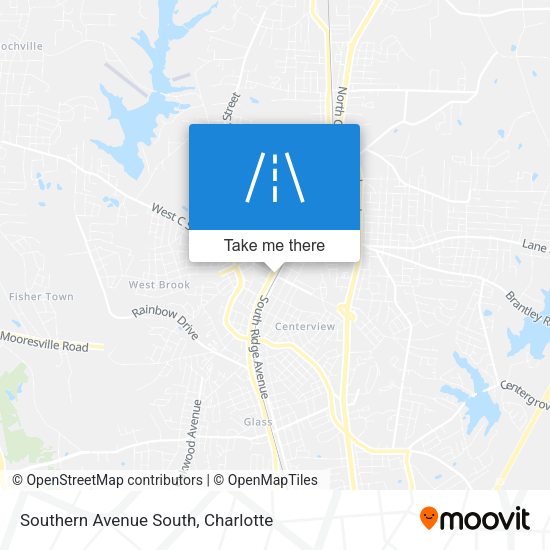 Southern Avenue South map