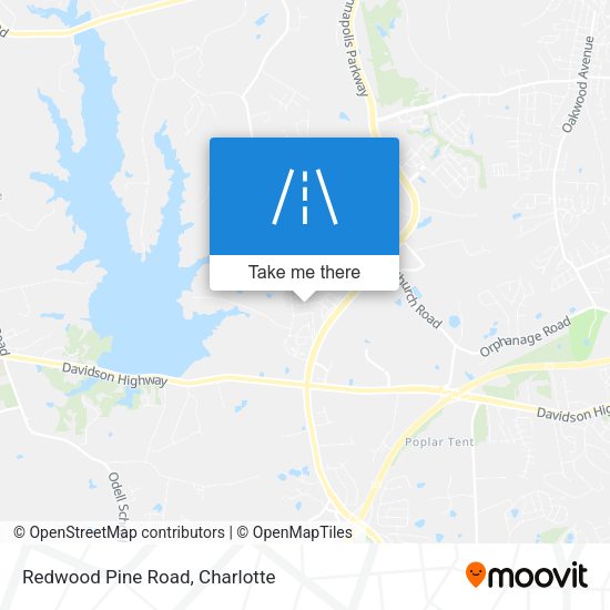 Mapa de Redwood Pine Road