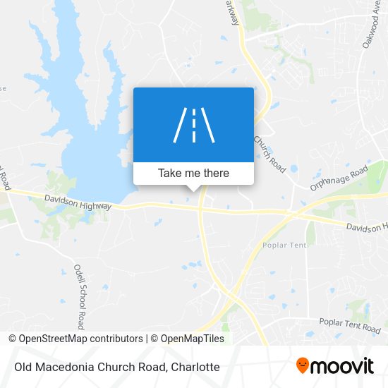 Mapa de Old Macedonia Church Road