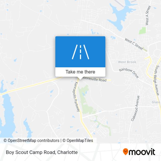 Boy Scout Camp Road map