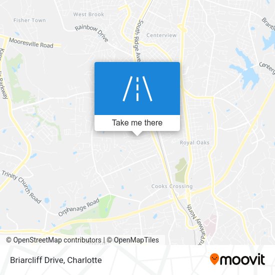 Briarcliff Drive map