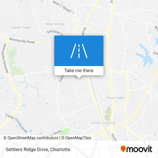 Settlers Ridge Drive map