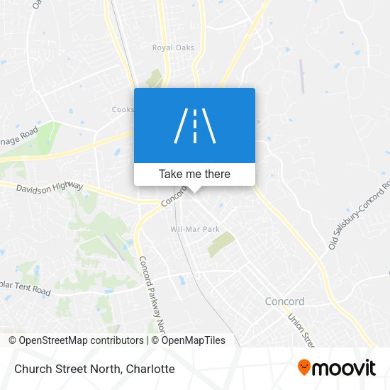 Mapa de Church Street North