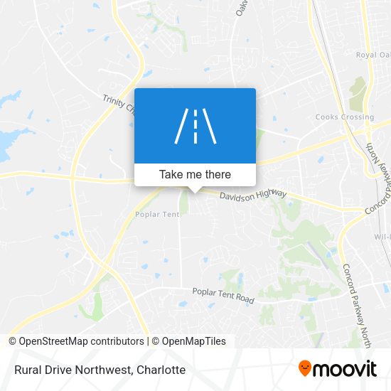 Mapa de Rural Drive Northwest