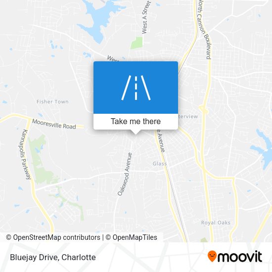 Mapa de Bluejay Drive