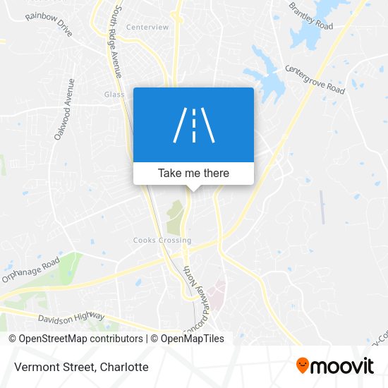 Vermont Street map