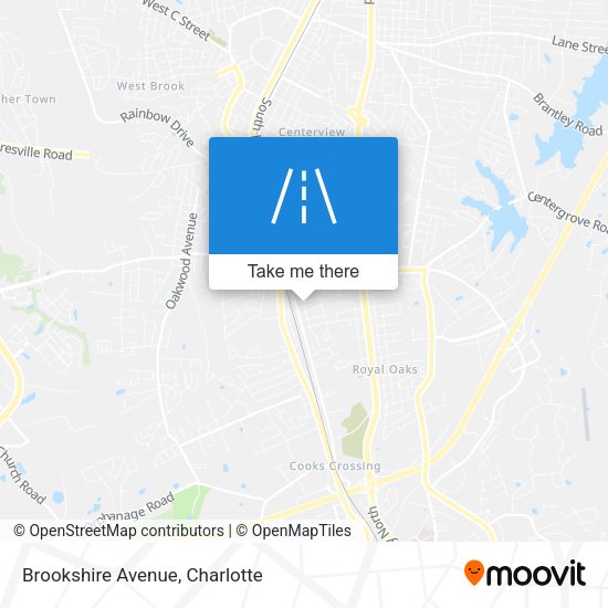 Brookshire Avenue map