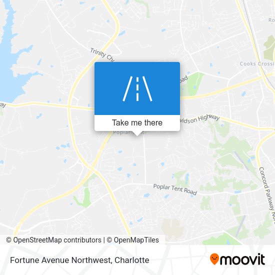 Mapa de Fortune Avenue Northwest
