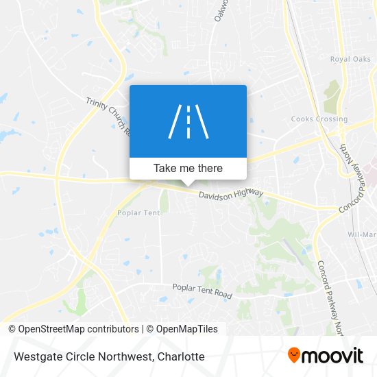 Mapa de Westgate Circle Northwest