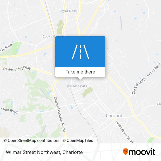 Mapa de Wilmar Street Northwest