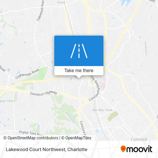 Lakewood Court Northwest map