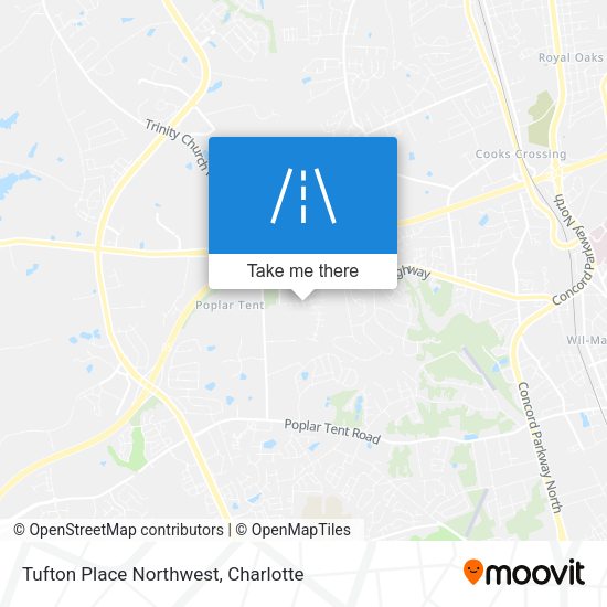 Tufton Place Northwest map