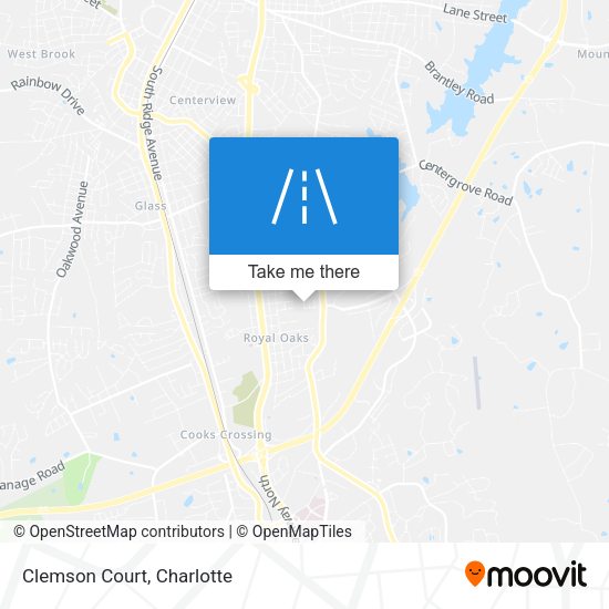 Mapa de Clemson Court
