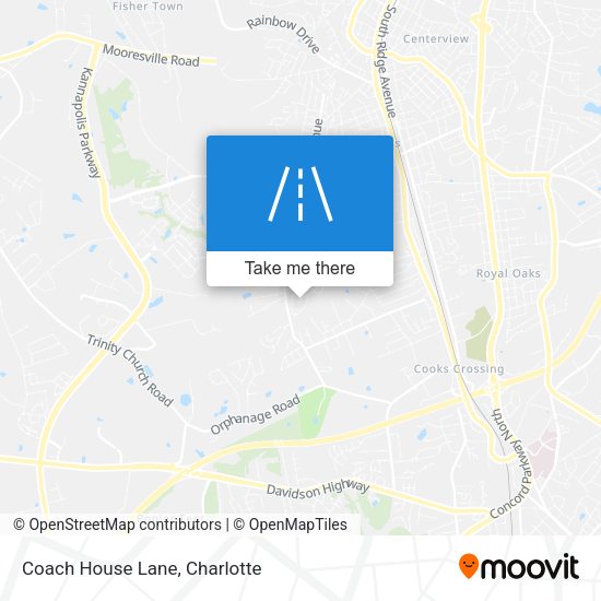 Coach House Lane map