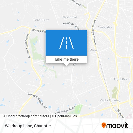 Mapa de Waldroup Lane