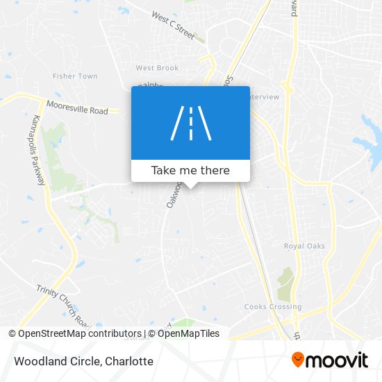 Woodland Circle map